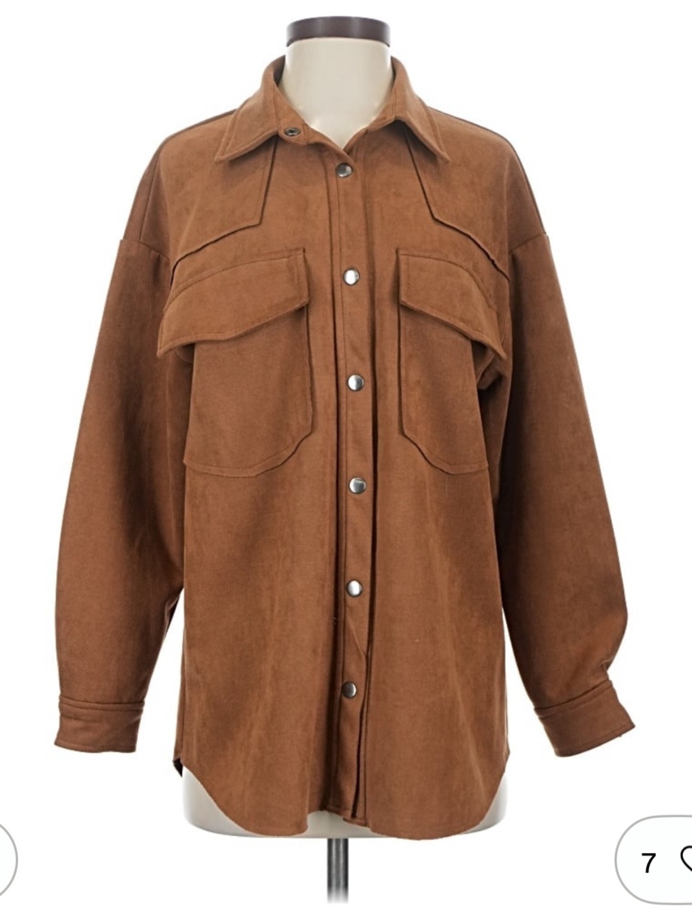 Altar’d State Suede Brown Jacket